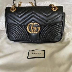 GG Marmont small matelassé shoulder bag